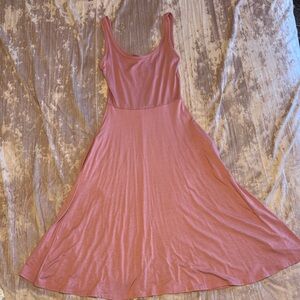 Olivia Rae Dusty Pink Midi Dress